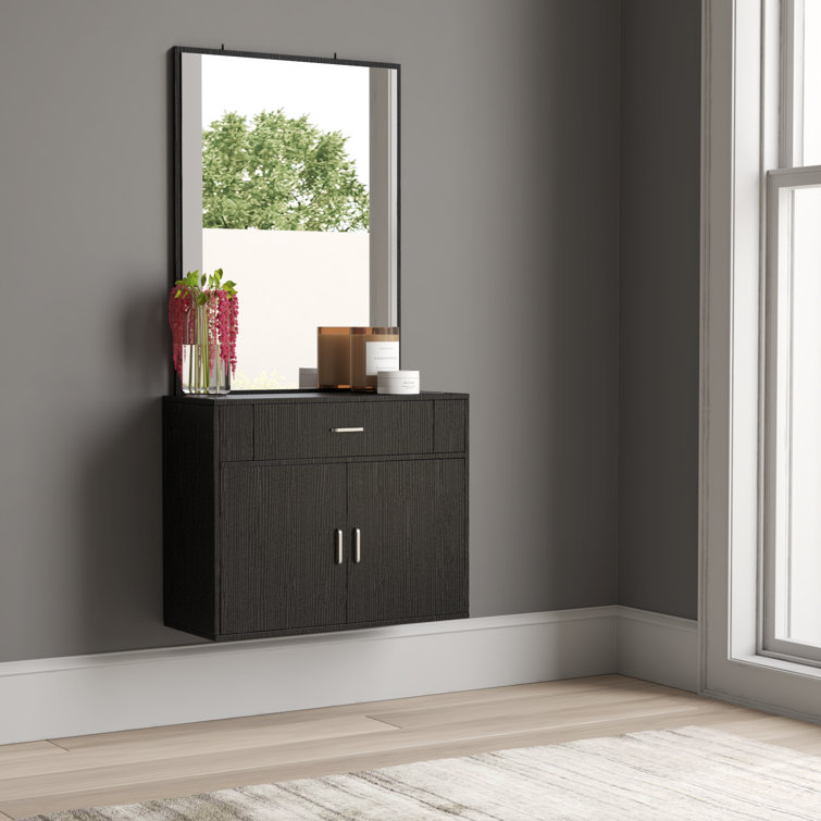 Annemie 26.8'' Wide Floating Vanity with Mirror